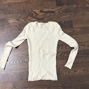 Minnie Rose Cream Long Sleeve Top